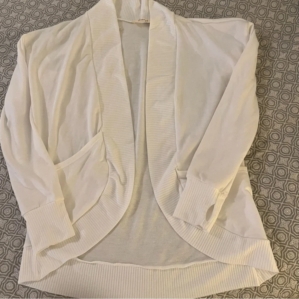 Old Navy Striped Top & Pinc Girls White Cardigan Set Kids 14 Navy White 2pc